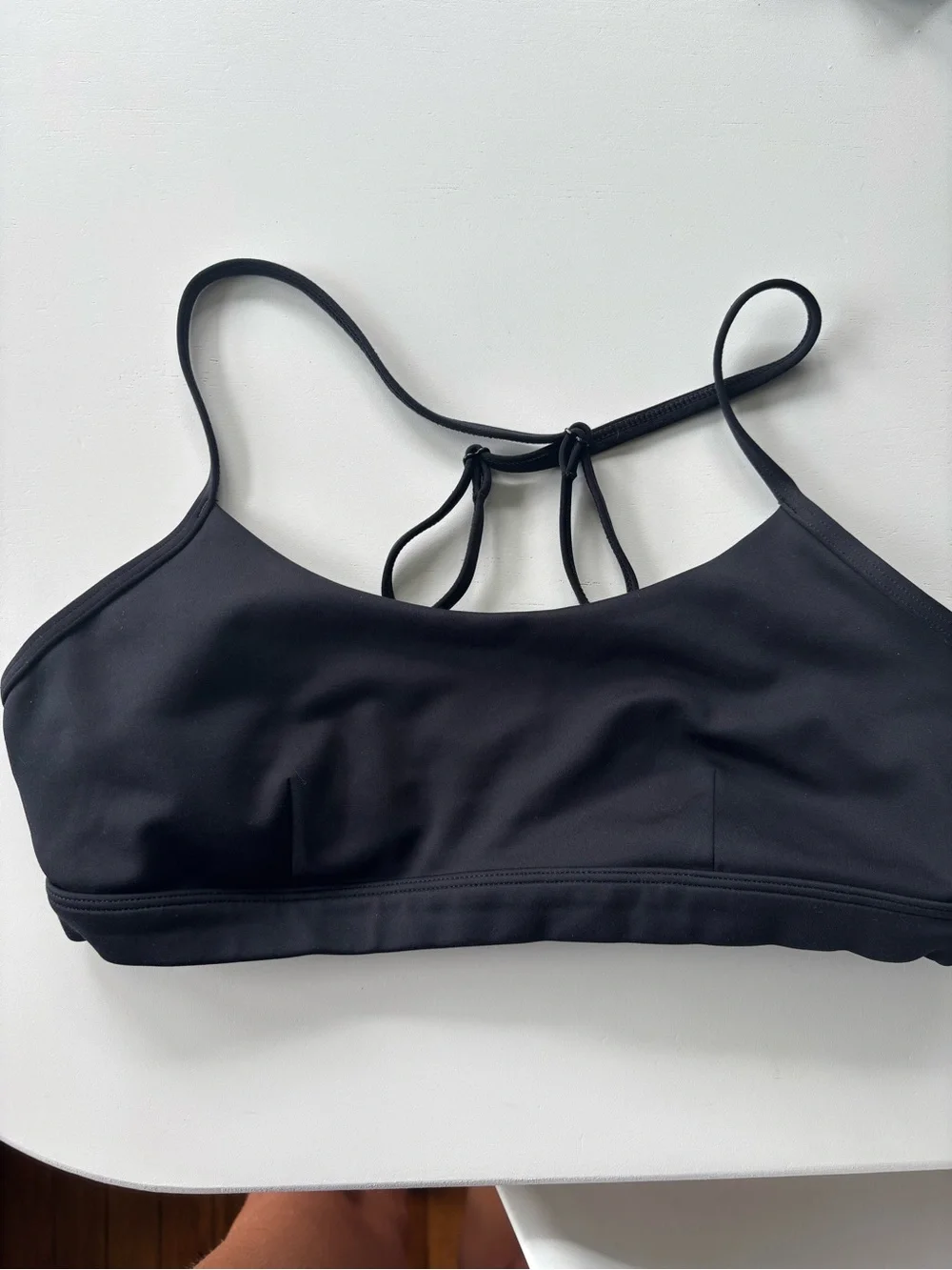 ALO Airlift Intrigue bra. Black, size M